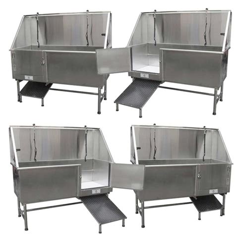 overhead tub cabinet paw brothers stainless steel 60 tub|60 stainless steel grooming tub.